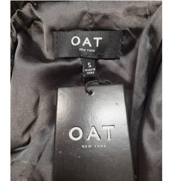 O.A.T Black Velvet Cropped Blazer – Small, Party/Goth/New With Tags - Picture 2 of 4